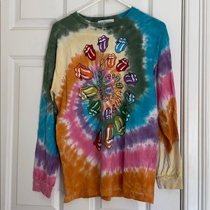 Rolling Stones oversized long sleeve shirt